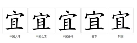 宜何|宜（汉语文字）